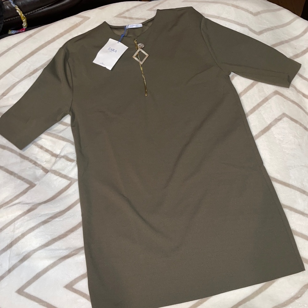 Zara Basics European Launch Shift Dress Small